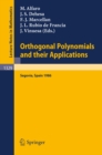Image for Orthogonal Polynomials and Their Applications: Proceedings of an International Symposium Held in Segovia, Spain, Sept. 22-27, 1986