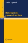 Image for Homotopie des Espaces de Sections