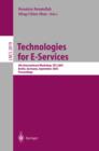 Image for Technologies for E-services: 4th international workshop, TES 2003, Berlin, Germany, September 7-8, 2003 : proceedings : 2819
