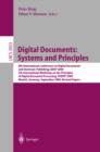 Image for Digital documents: 8th international conference on Digital Documents and Electronic Publishing, DDEP 2000 5th international workshop on the principles of Digital Document Processing, PODDP 2000, Munich, Germany, September 13-15, 2000