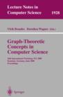 Image for Graph-theoretic concepts in computer science: 26th International Workshop, WG 2000, Konstanz, Germany, June 15-17, 2000, proceedings : 1928