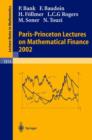 Image for Paris-Princeton Lectures on Mathematical Finance 2002