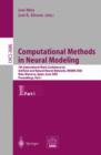 Image for Computational Methods in Neural Modeling : 7th International Work-Conference on Artificial and Natural Neural Networks, IWANN 2003, Mao, Menorca, Spain, June 3-6. Proceedings, Part I