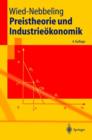 Image for Preistheorie Und Industrieakonomik
