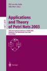 Image for Applications and Theory of Petri Nets 2003