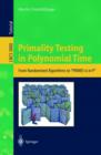 Image for Primality testing in polynomial time  : from randomized algorithms to &#39;primes is in p&#39;