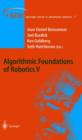 Image for Algorithmic foundations of robotics V  : selected contributions to the workshop WAFR 2002, held December 15-17, 2002, Nice, France