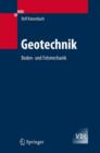 Image for Geotechnik : Boden- Und Felsmechanik