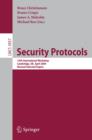 Image for Security protocols: 12th international workshop, Cambridge, UK, April 26-28, 2004 : revised selected papers