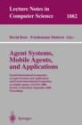 Image for Agent Systems, Mobile Agents, and Applications
