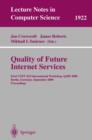 Image for Quality of Future Internet Services