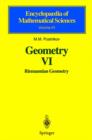 Image for Geometry VI  : Riemannian geometry
