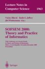 Image for SOFSEM 2000: Theory and Practice of Informatics : 27th Conference on Current Trends in Theory and Practice of Informatics Milovy, Czech Republic, November 25 - December 2, 2000 Proceedings