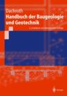 Image for Handbuch der Baugeologie und Geotechnik