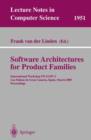Image for Software Architectures for Product Families