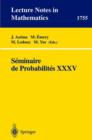 Image for Seminaire de Probabilites XXXV