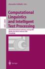 Image for Computational Linguistics and Intelligent Text Processing : Second International Conference, CICLing 2001, Mexico-City, Mexico, February 18-24, 2001. Proceedings