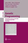 Image for Genetic Programming : 4th European Conference, EuroGP 2001 Lake Como, Italy, April 18–20, 2001 Proceedings