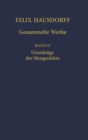 Image for Felix Hausdorff - Gesammelte Werke Band II : Grundzuge der Mengenlehre