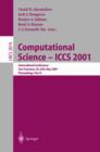 Image for Computational Science - ICCS 2001