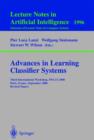Image for Advances in Learning Classifier Systems