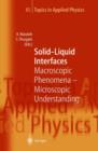 Image for Solid-Liquid Interfaces