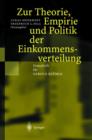 Image for Zur Theorie, Empirie und Politik der Einkommensverteilung : Festschrift fur Gerold Blumle