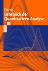 Image for Lehrbuch Der Quantitativen Analyse
