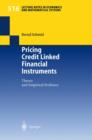 Image for Pricing Credit Linked Financial Instruments