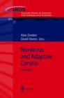 Image for Nonlinear and Adaptive Control