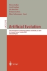 Image for Artificial Evolution : 5th International Conference, Evolution Artificielle, EA 2001, Le Creusot, France, October 29-31, 2001. Selected Papers