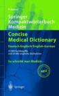 Image for Springer Kompaktworterbuch Medizin / Concise Medical Dictionary - Deutsch-Englisch / English-German : 25000 Deutsche Fachbegriffe Und 25000 Englische Stichworter