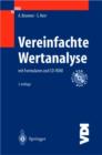 Image for Vereinfachte Wertanalyse Mit Formularen Und CD-ROM