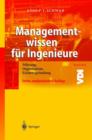 Image for Managementwissen Fa1/4r Ingenieure