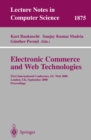 Image for Electronic Commerce and Web Technologies: First International Conference, EC-Web 2000 London, UK, September 4-6, 2000 Proceedings