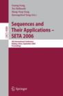 Image for Sequences and Their Applications – SETA 2006