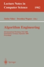 Image for Algorithm engineering: 4th international workshop, WAE 2000, Saarbrucken, Germany September 5-8, 2000 : proceedings