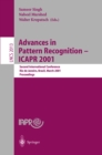Image for Advances in Pattern Recognition - ICAPR 2001: Second International Conference Rio de Janeiro, Brazil, March 11-14, 2001 Proceedings