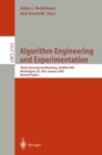 Image for Algorithm Engineering and Experimentation: Third International Workshop, ALENEX 2001, Washington, DC, USA, January 5-6, 2001. Revised Papers
