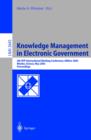 Image for Knowledge management in electronic government: 4th IFIP international working conference, KMGov 2003, Rhodes Greece, May 26-28, 2003 : proceedings
