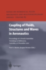 Image for Coupling of fluids, structures, and waves in aeronautics: proceedings of a French-Australian workshop in Melbourne Australia, 3-6 December 2001