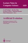 Image for Artificial evolution: 4th European conference, AE &#39;99, Dunkerque, France, November 3-5, 1999 : selected papers