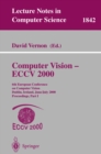 Image for Computer Vision - ECCV 2000: 6th European Conference on Computer Vision Dublin, Ireland, June 26 - July 1, 2000 Proceedings, Part I