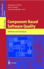 Image for Component-based software quality: methods and techniques