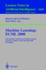 Image for Machine learning: ECML 2000 : 11th European Conference on Machine Learning, Barcelona, Catalonia, Spain, May 31-June 2, 2000