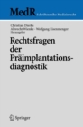 Image for Rechtsfragen der Praimplantationsdiagnostik