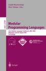 Image for Modular programming languages: Joint Modular Languages Conference, JMLC 2003, Klagenfurt, Austria, August 25-27, 2003 : proceedings