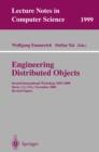 Image for Engineering distributed objects: second international workshop, EDO 2000, Davis, CA, USA, November 2-3, 2000 : revised papers