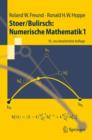Image for Stoer/Bulirsch: Numerische Mathematik 1