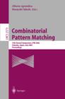 Image for Combinatorial pattern matching: 13th annual symposium, CPM 2002, Fukuoka, Japan, July 3-5, 2002 : proceedings